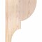 Ekena Millwork Ridgewood Smooth Corbel, Douglas Fir, 3 1/2"W x 12"D x 16"H COR04X12X16RID00SDF - alternate 4
